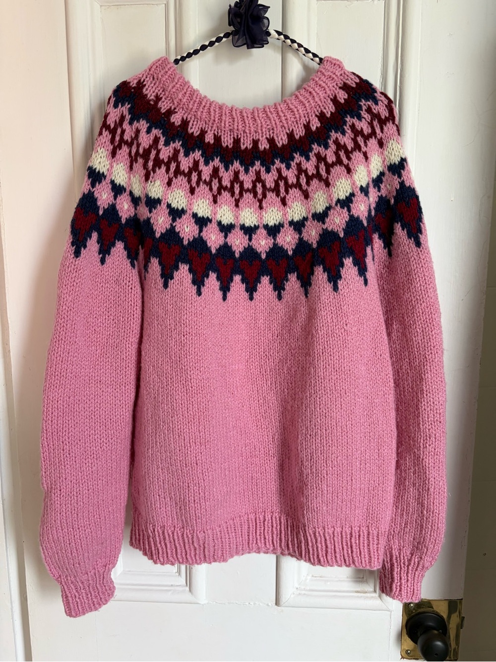Handmade Icelandic Style Knit Sweater